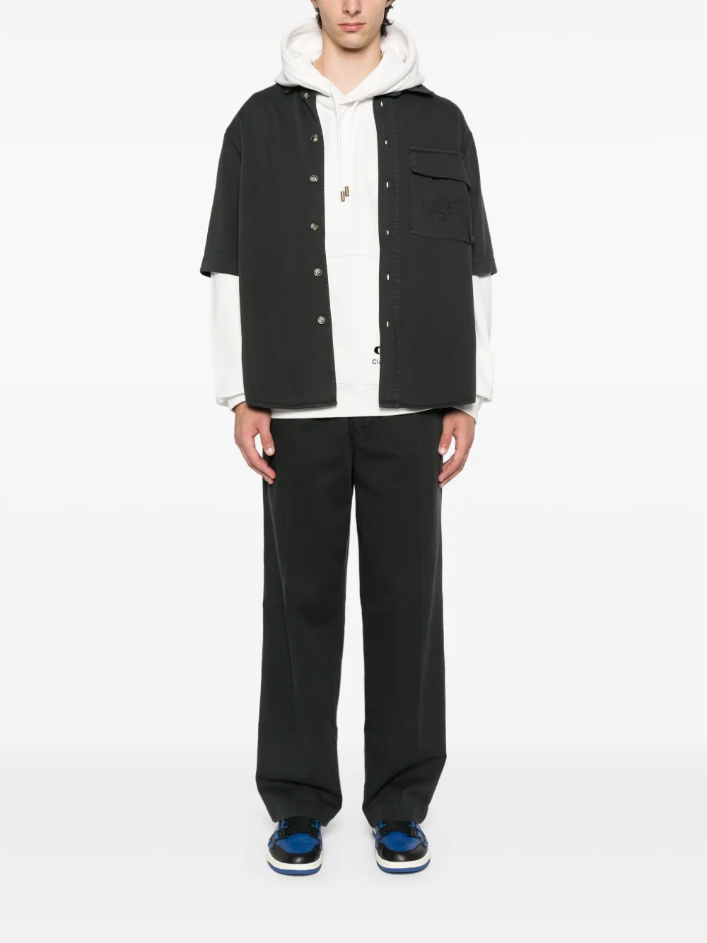 CIARAN embroidered-pocket shirt | Image 2