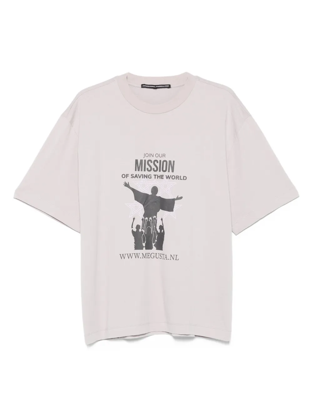 MEGUSTA  Recruiter graphic-print T-shirt | Grey | Image 1