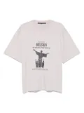 MEGUSTA Recruiter graphic-print T-shirt - Grey