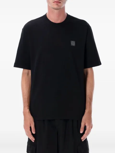Stone Island logo patch cotton T-shirt