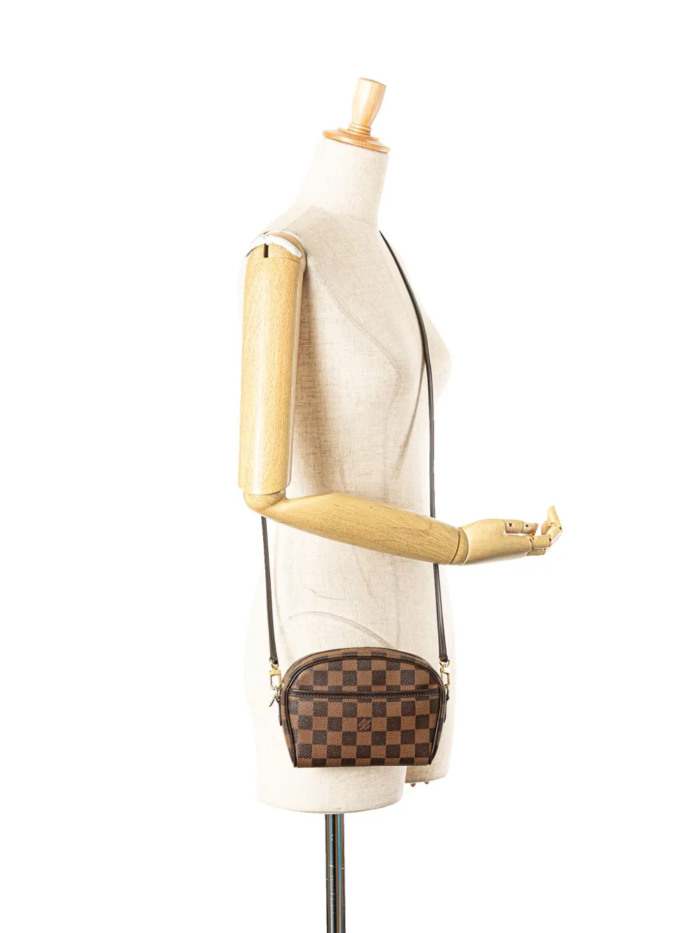 Louis Vuitton Pre-Owned 2000-2025 Damier Ebene Ipanema Pochette crossbody bag | Pre-Owned | Image 2