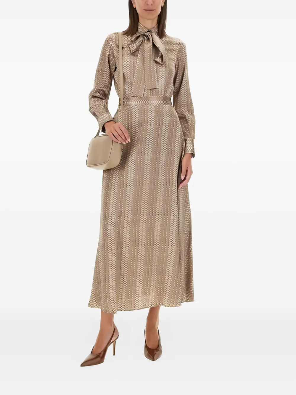 Kiton Zip Leather Cross Body Bag In Neutral