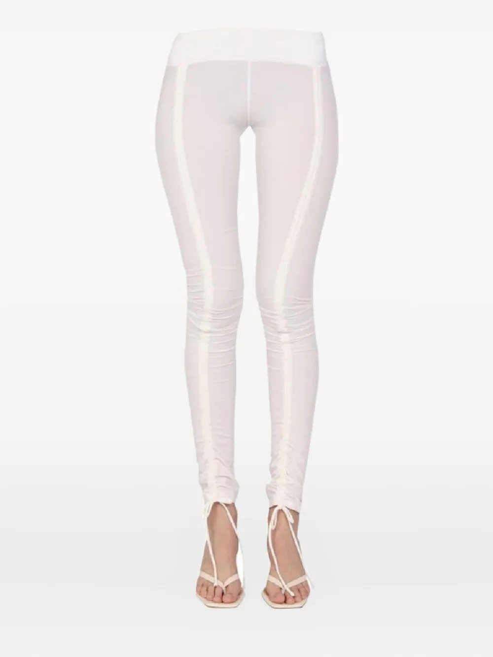  Huala Ruched Trousers - White 