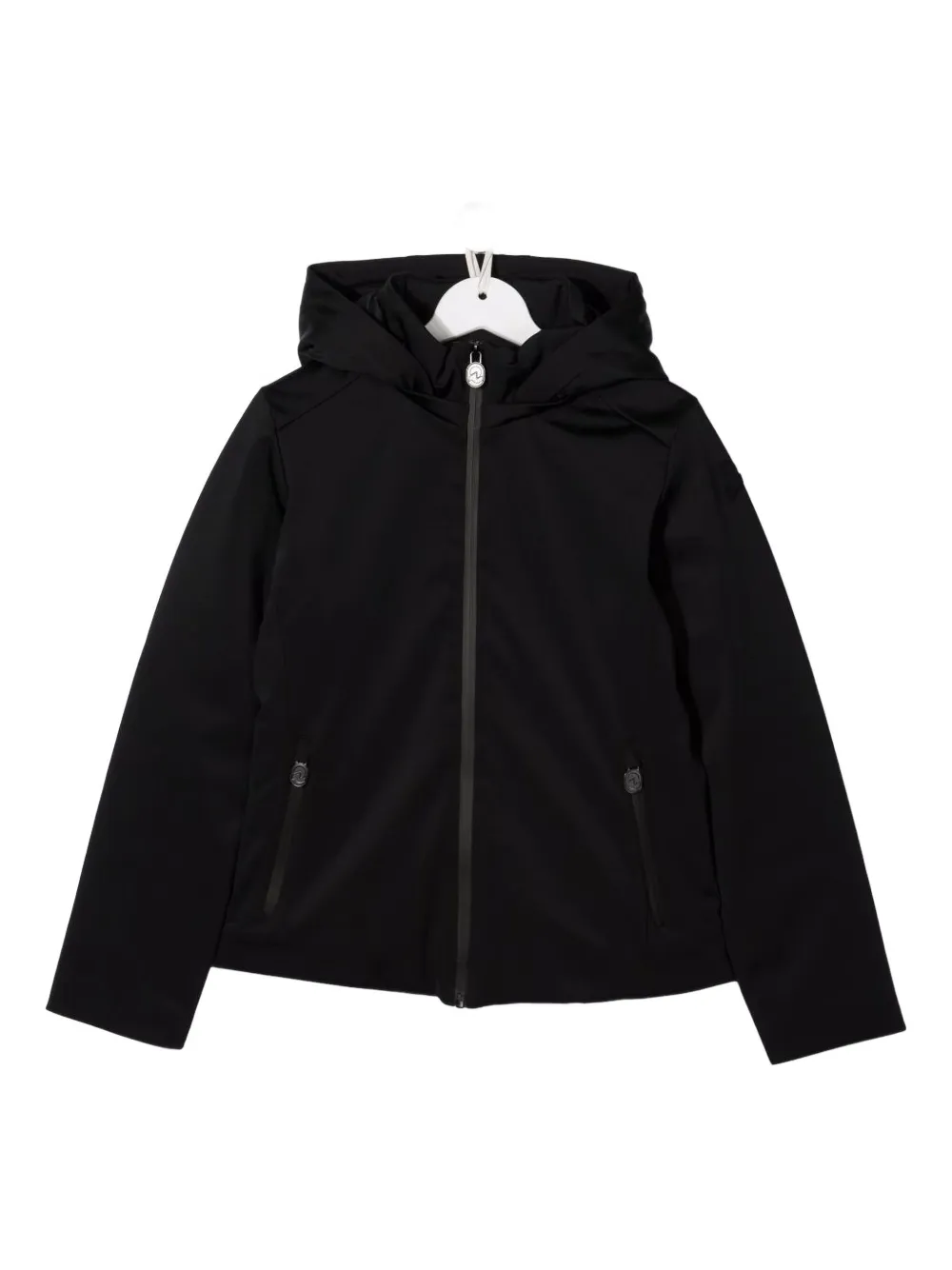 Invicta hooded zip-front jacket Zwart