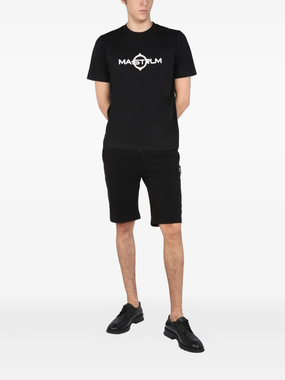 Ma.Strum logo-patch shorts | Track & Running Shorts | Image 2