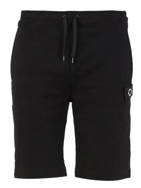Ma.Strum logo-patch shorts