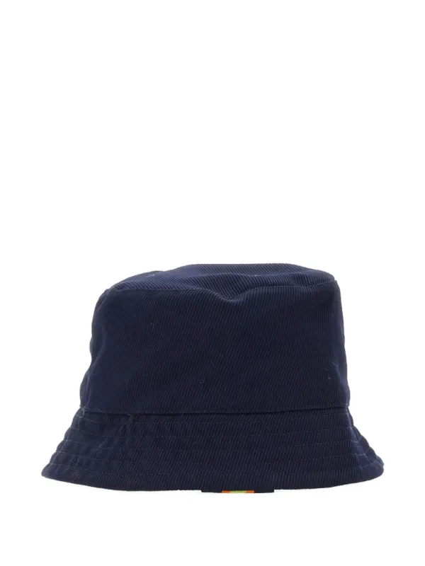 K-Way zip-detail Bucket Hat | Blue | FARFETCH ZA