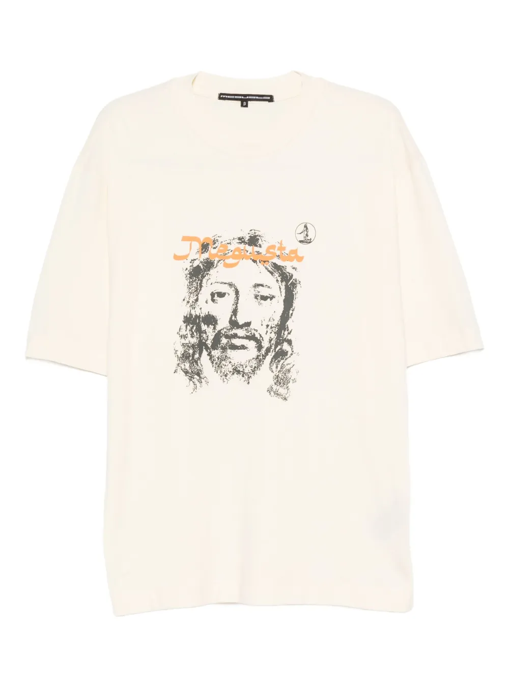 MEGUSTA  Reincarnation cotton T-shirt | Neutrals | Image 1