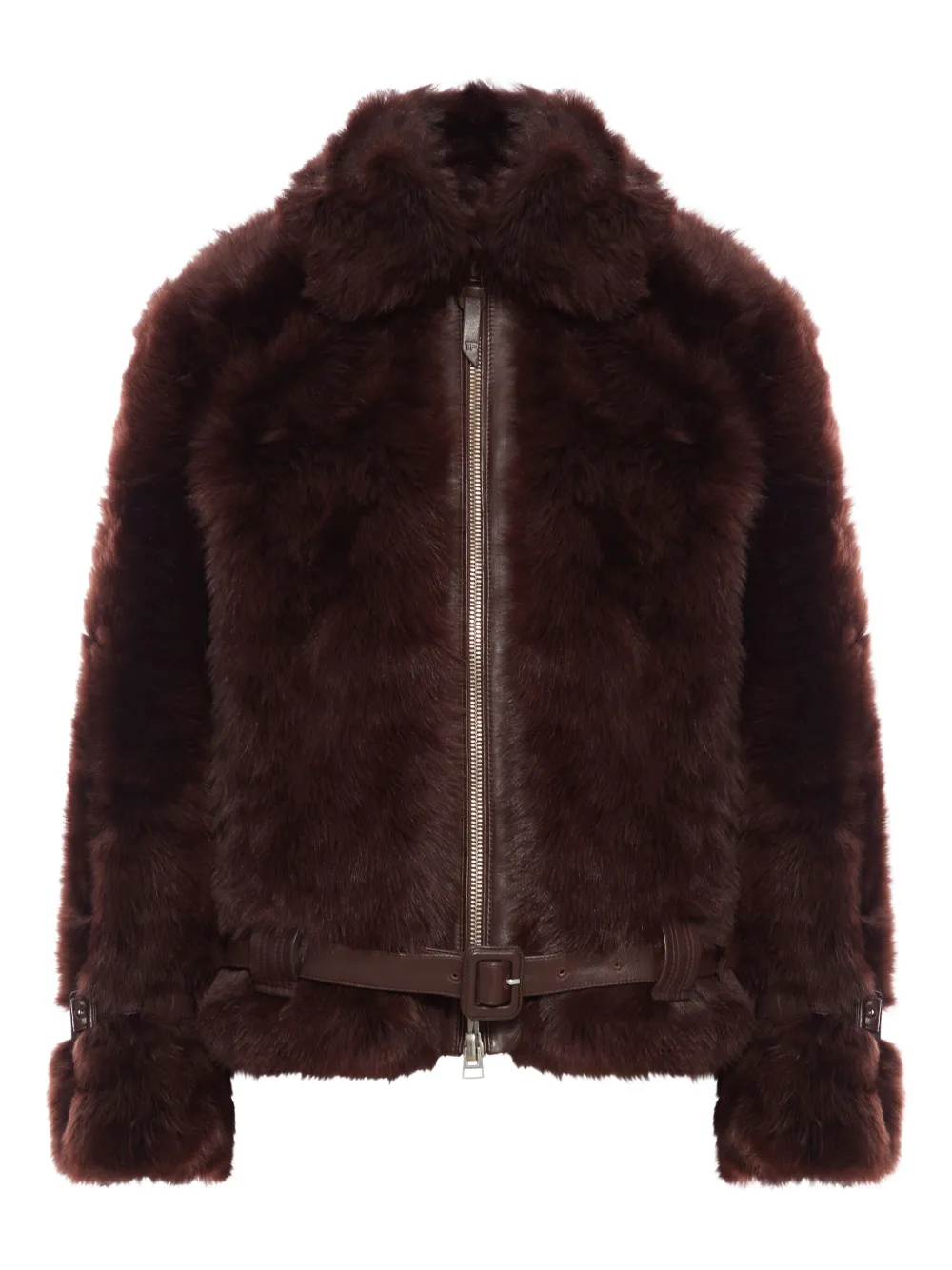 TOM FORD Lammy jack met ceintuur Bruin