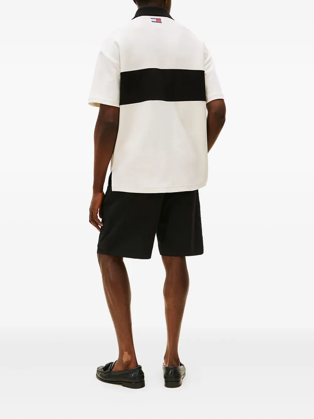 Tommy Hilfiger Poloshirt met gestreept-detail - Wit
