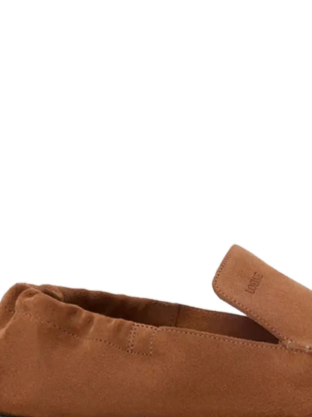 LOEWE Flex elastic-panel loafers Brown