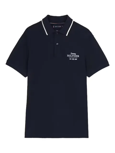 Tommy Hilfiger logo-embroidered polo shirt
