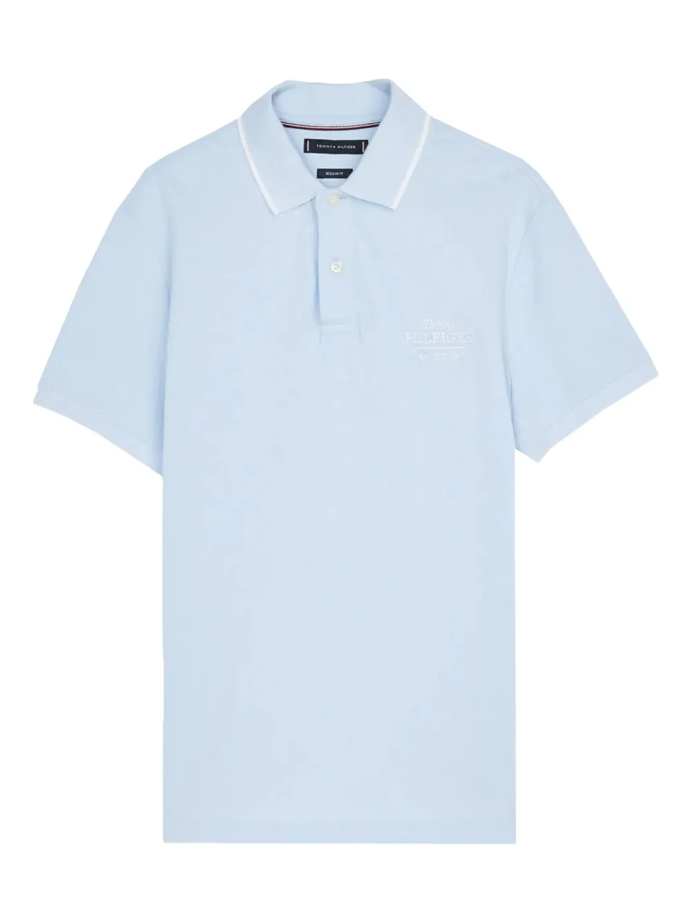 Tommy Hilfiger Poloshirt met geborduurd logo Blauw