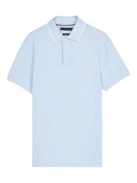 Tommy Hilfiger logo-embroidered polo shirt