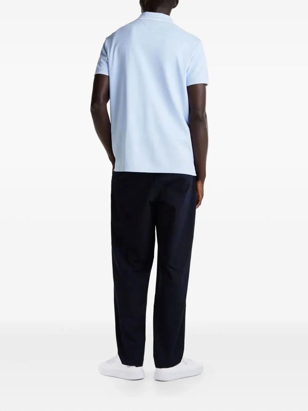 Tommy Hilfiger Poloshirt met geborduurd logo Blauw