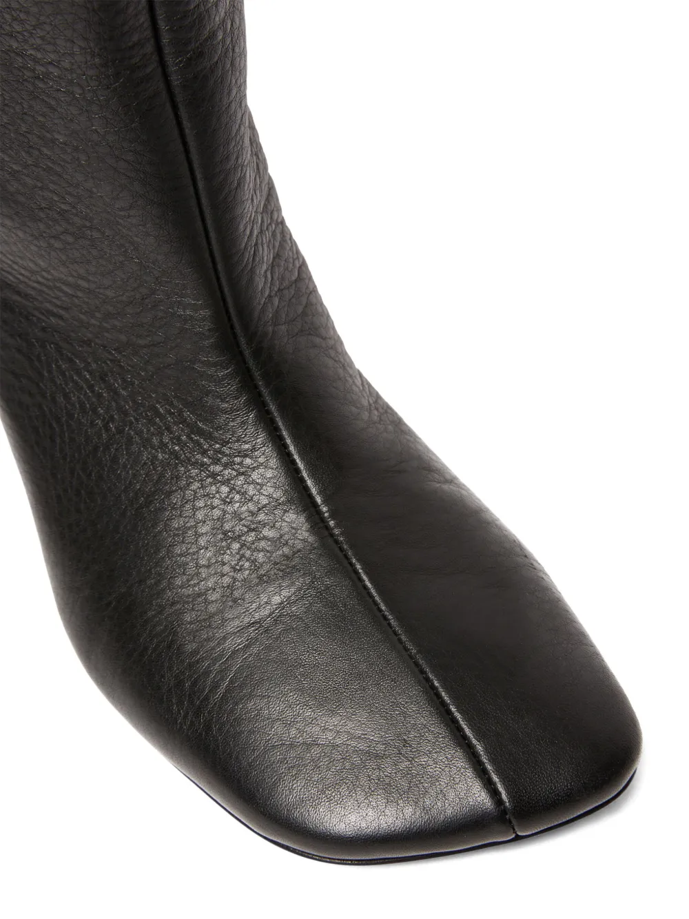 Max Mara Over The Knee Heeled Boot In Black