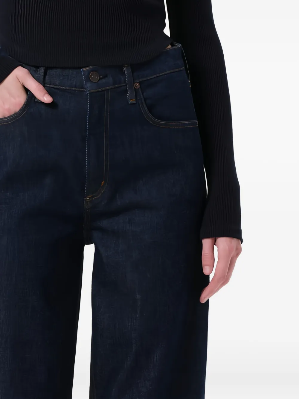 Agolde High-rise Straight-leg Jeans With Timeless Appeal In Blue