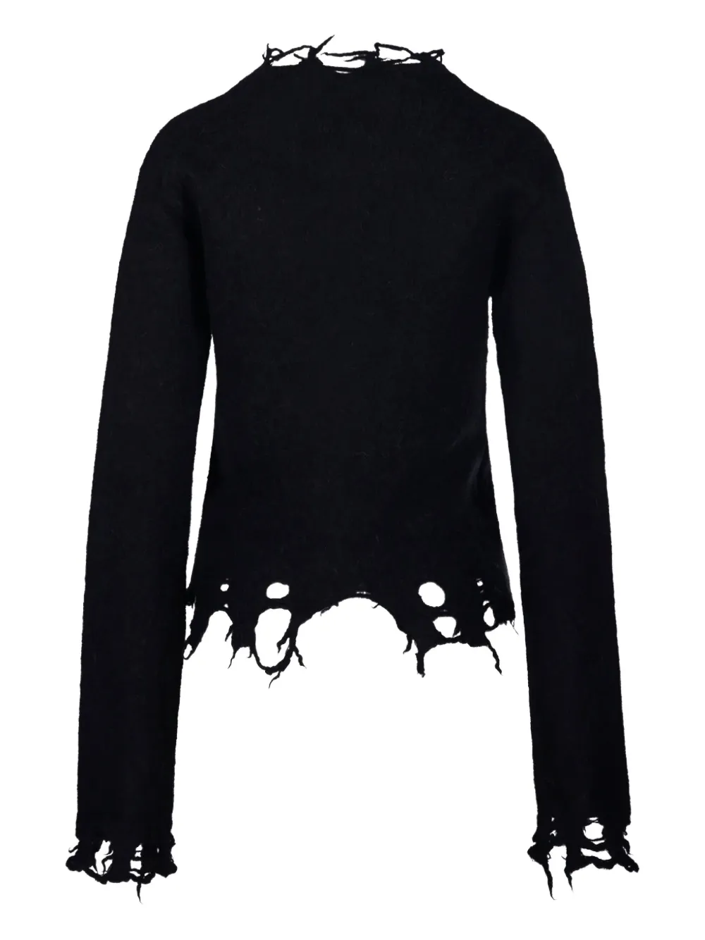 Haikure frayed-hem distressed cardigan | Cardigans | Image 2