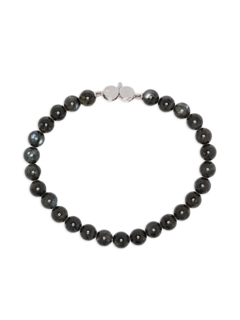 Tom Wood larvikite sterling-silver bracelet | Black | Image 1