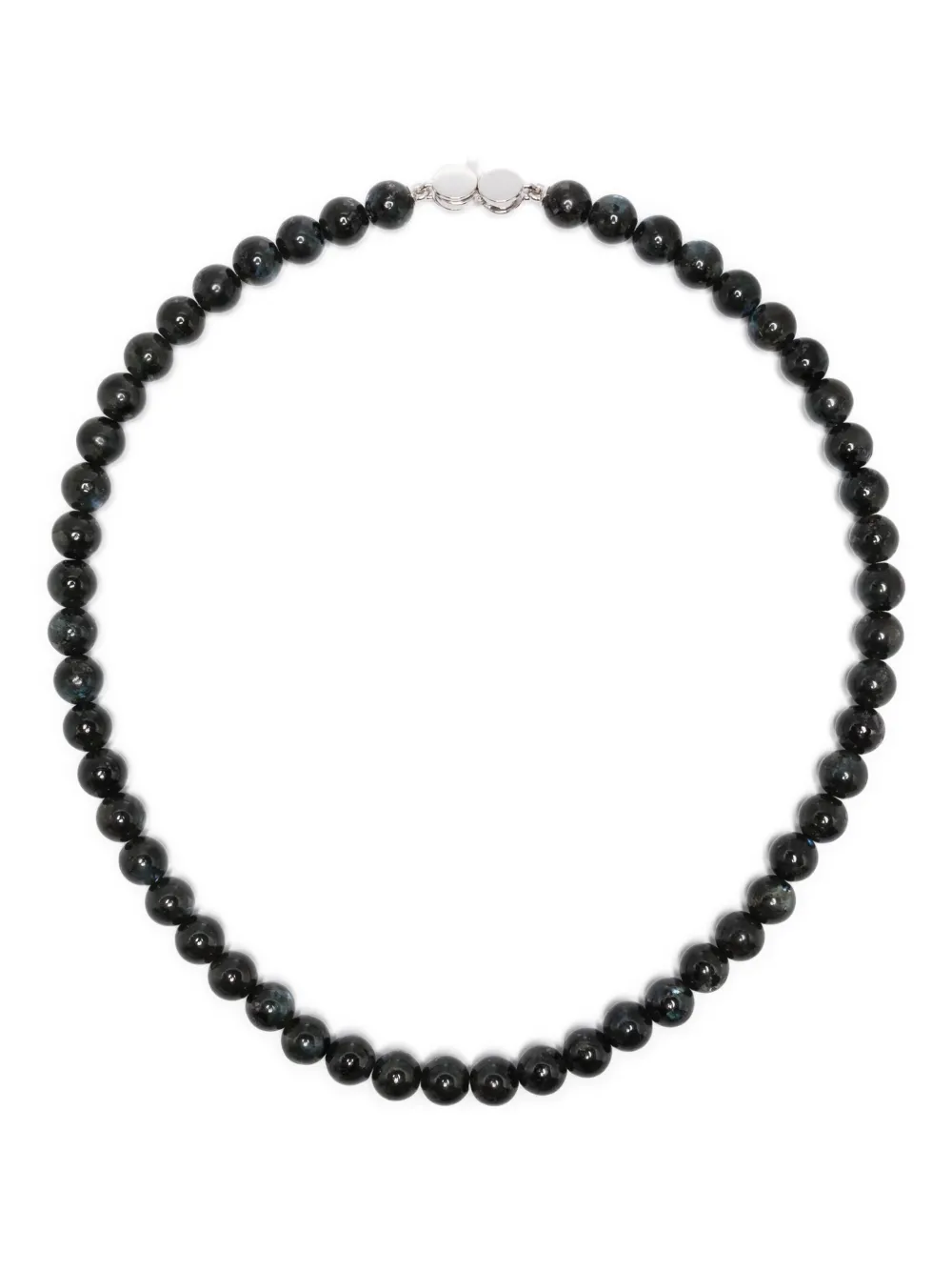 larvikite bead necklace