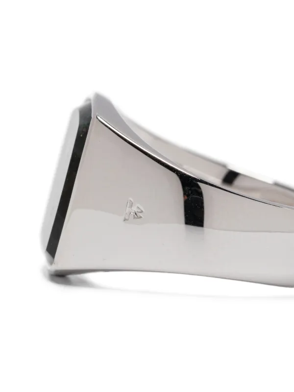 TOM WOOD Cushion Larvikite  リング 18号 241