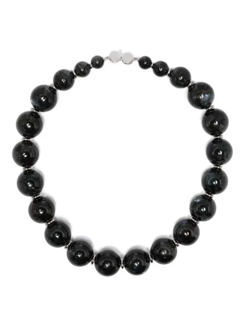 Tom Wood larvikite bead necklace
