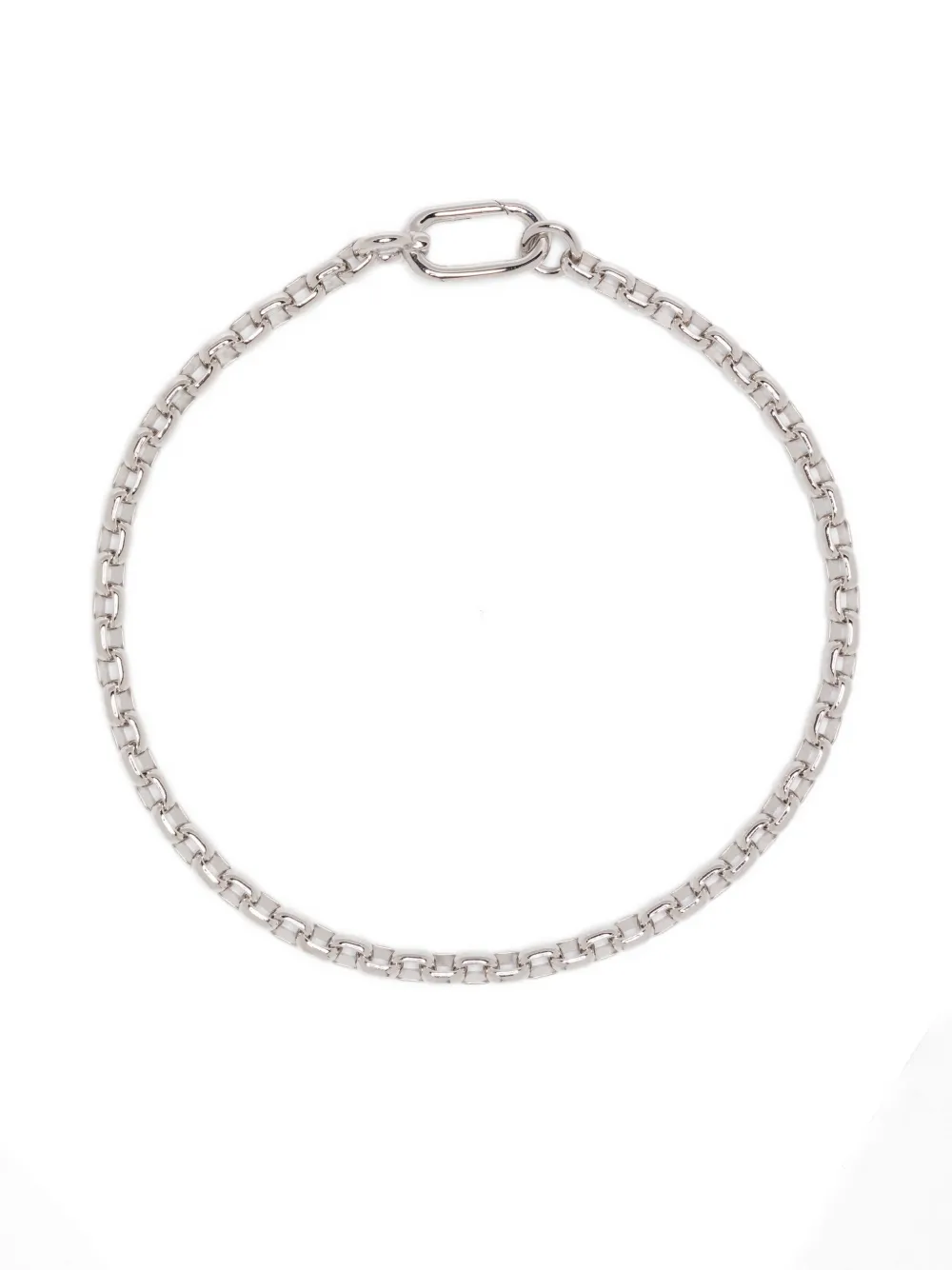 Tom Wood lee thick-chain bracelet - シルバートーン Tom Wood lee thick-chain bracelet - シルバートーン