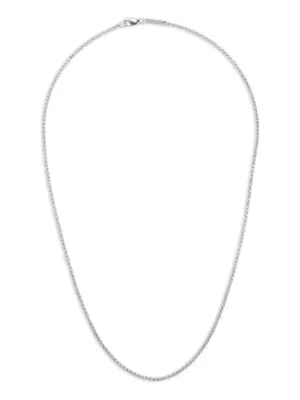 Tom Wood Billie Chain Necklace | Silver | FARFETCH ID