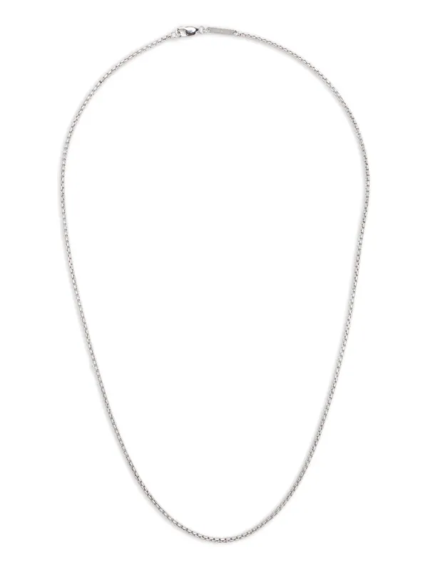 【関税込み】TOMWOOD シルバー ボールチェーン ネックレス Tom Wood Lee チェーン ネックレス | シルバートーン | FARFETCH JP