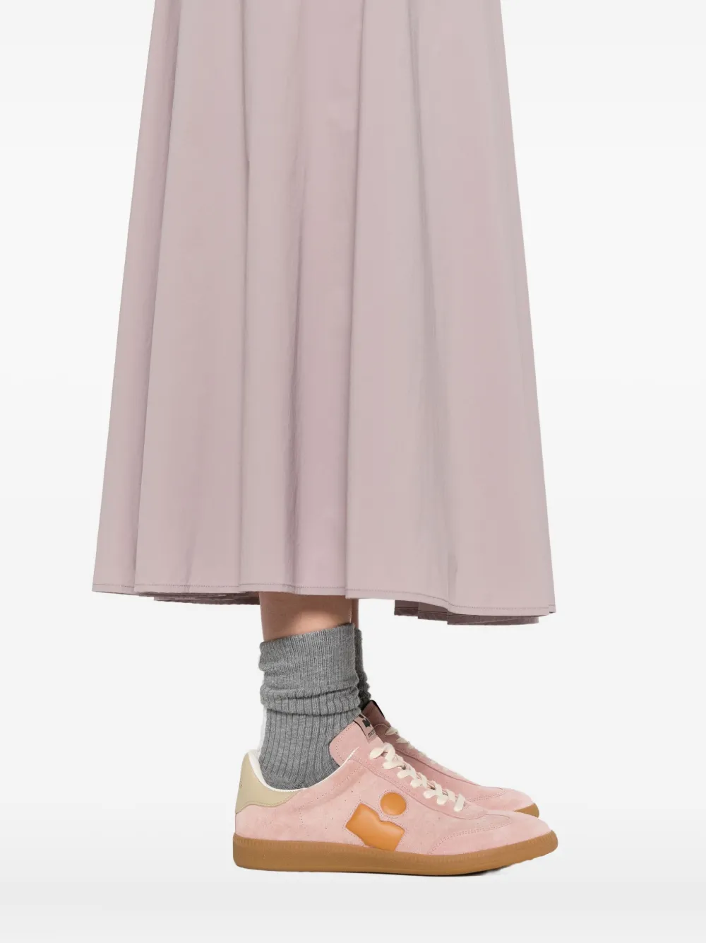 Herno Resort midi-rok met trekkoord Roze