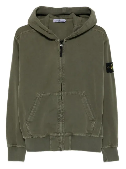 Stone Island hoodie à fermeture zippée