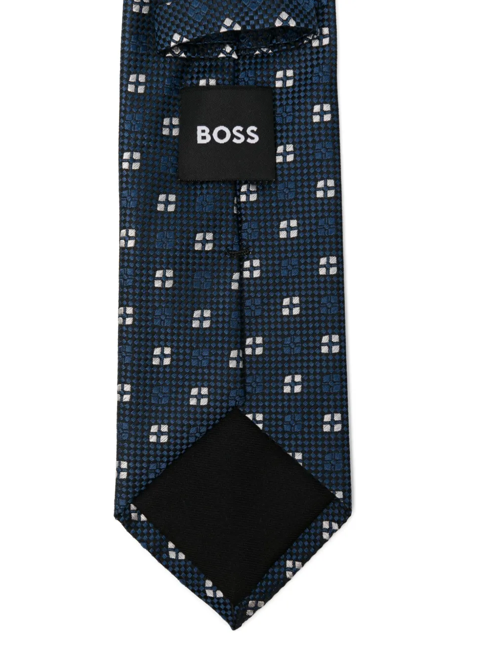 BOSS geometric-patterned silk-blend tie | Image 2