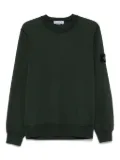Stone Island logo-patch crew-neck sweatshirt - Green