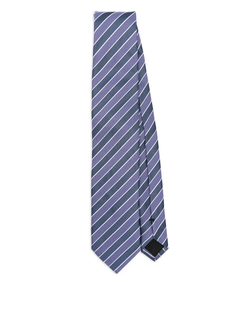BOSS striped tie Blauw