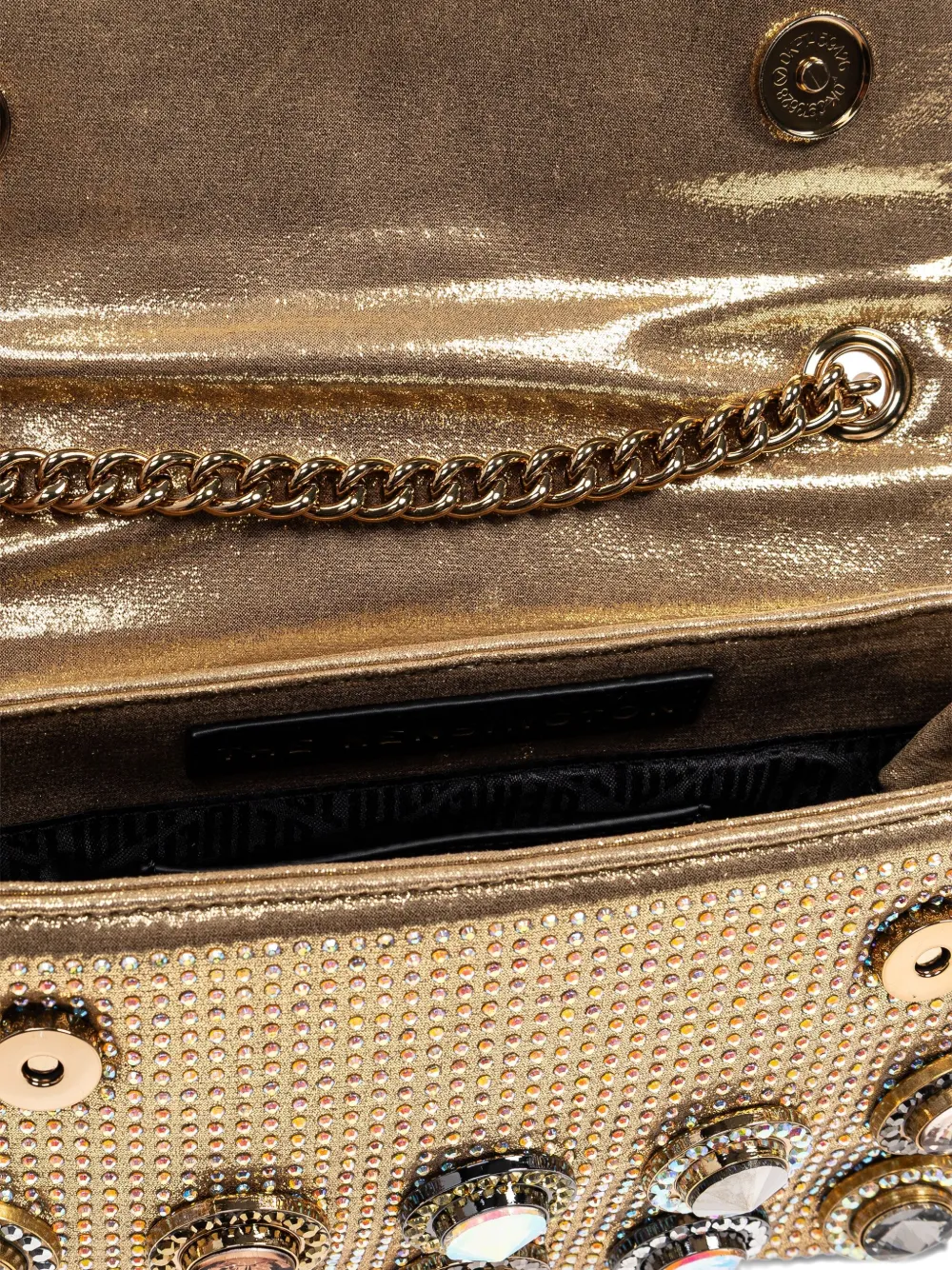 Kurt Geiger London Medium Kensington Octavia schoudertas verfraaid met kristallen Goud