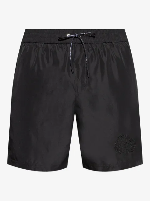 Dolce & Gabbana logo-embroidered swim shorts