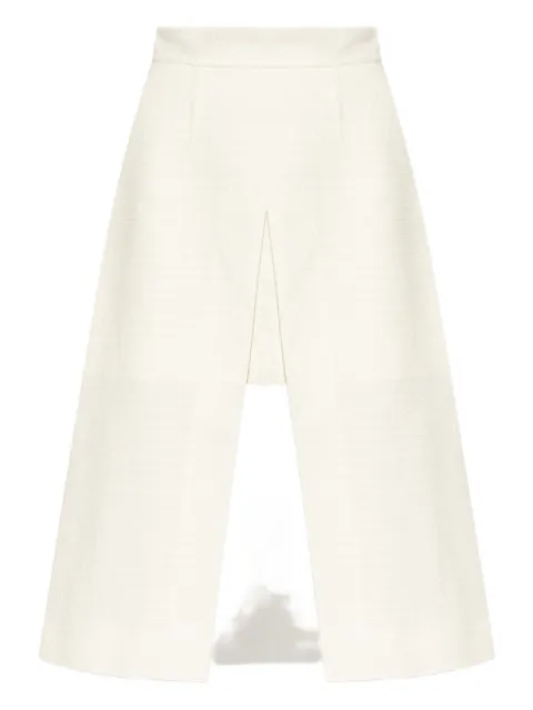 Dolce & Gabbana jupe texturée à fente avant