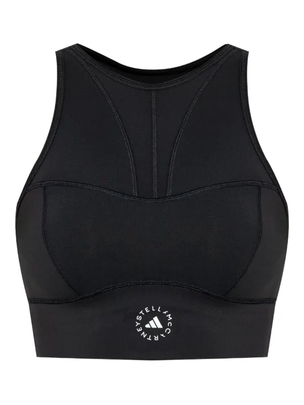 Adidas By Stella McCartney ホルターネック スポーツブラ | ブラック