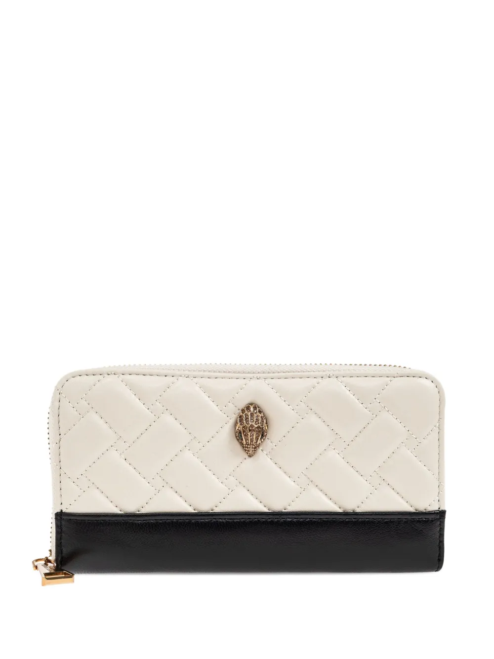 Kurt Geiger London Gewatteerde portemonnee met rits Wit