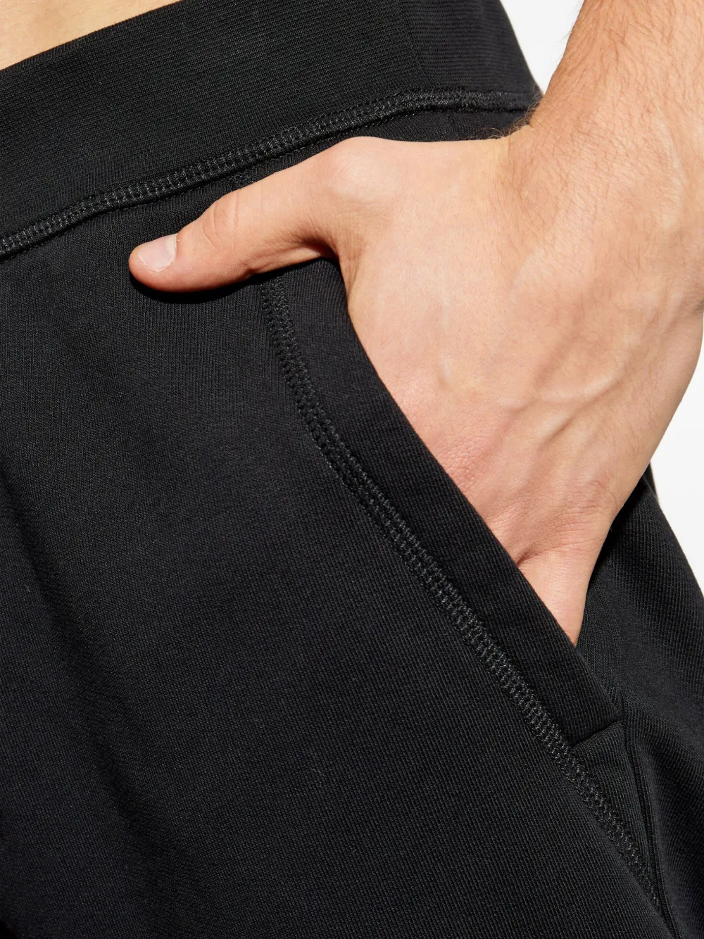 DSQUARED2 Katoenen trainingsbroek Zwart