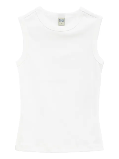 FLORE FLORE Esme crew-neck tank top