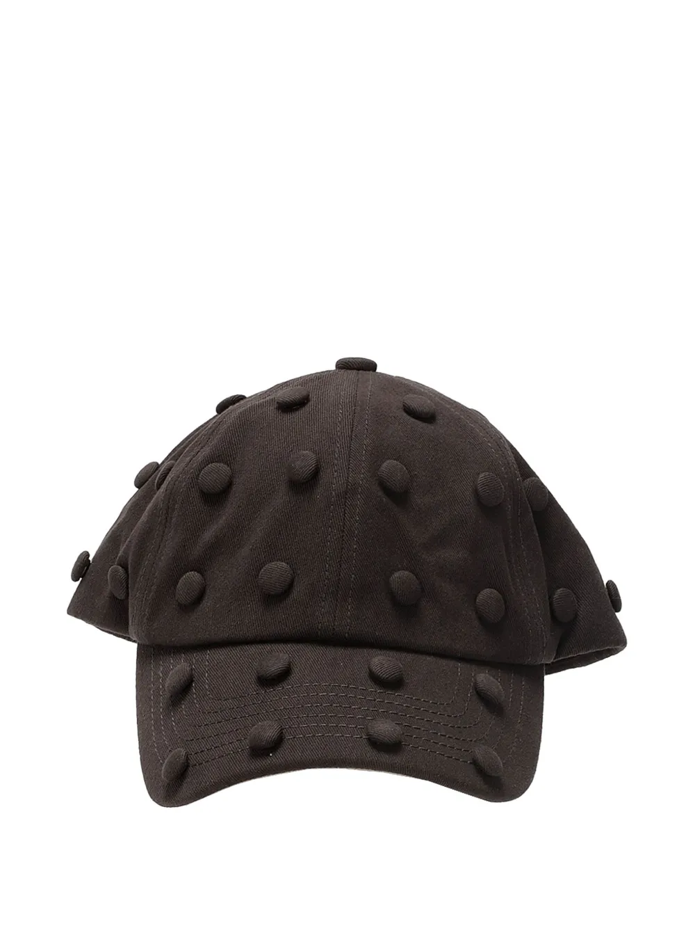 KAP Company Add textured button baseball cap - Nero