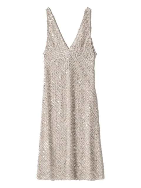 Miu Miu embroidered chiffon dress