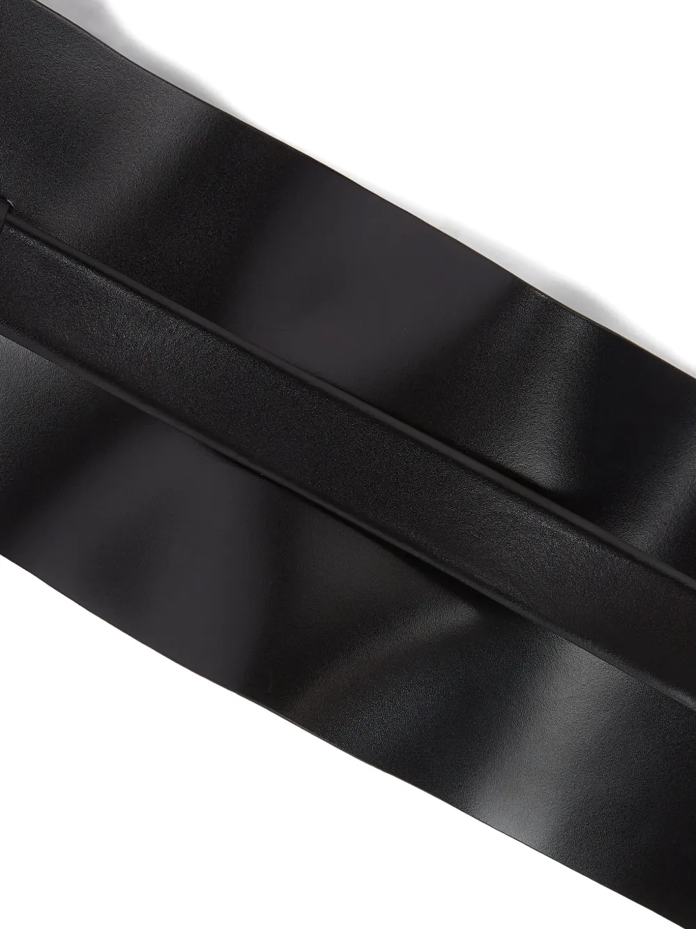 Karl Lagerfeld Essential Multifunction leren riem Zwart