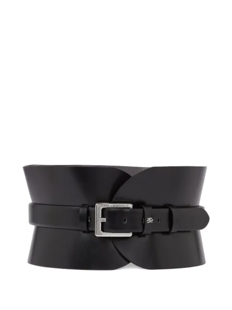 Karl Lagerfeld Essential Multifunction leather belt