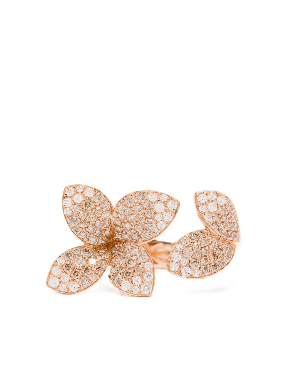  Pasquale Bruni 18k Rose Gold Giardini Segreti Diamond Ring 