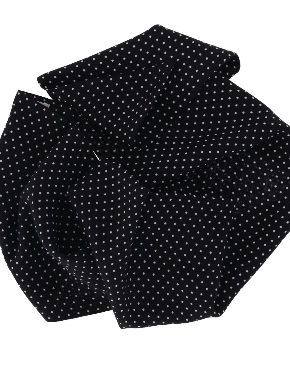 Destin polka-dot pattern scarf Zwart