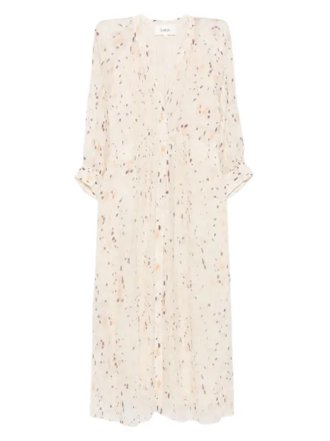 Ba&Sh Karla button-front printed dress