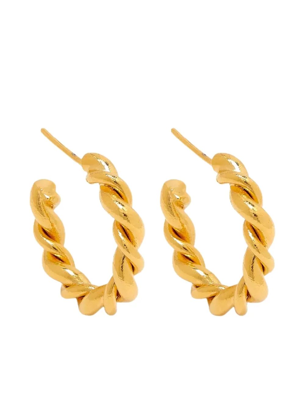 Vanina Fusilli Twisted Hoop Earrings