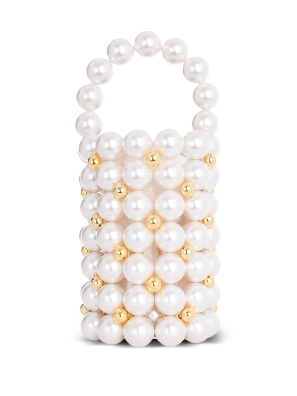 Vanina Le Comino Pearl Beaded Bag